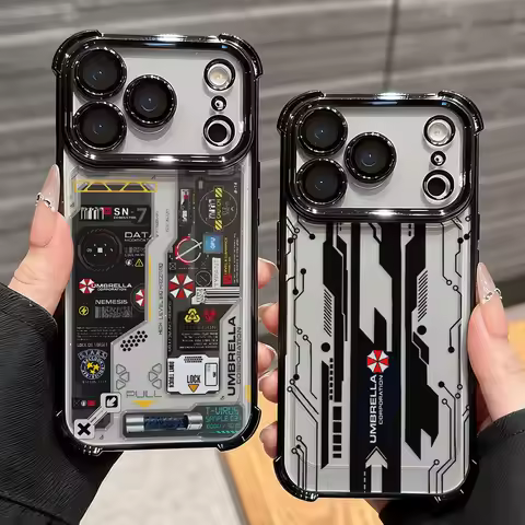 Residents Evil Plating Phone Case For Huawei Honor X6d 600 x8d X5c X7d Magic7 Play10 400 X9d X6c Pro