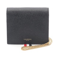 【二手】 THOM BROWNEブラウン包 FAW103A00198001 黑色皮革帶肩帶 - 女士卡包 - 全新