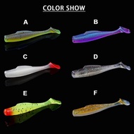 6 pcs SP ZYDH MinnowZ / T tail Soft Plastic / Peddle Tail  Sp / Siakap & Haruan Killer
