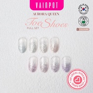 【Vainpot-SG】AURORA QUEEN Toe Shoes Collection (Full Set) / 8 Glitter Colours Soak Off Gel Polish
