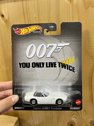 Xe mô hình HKC27 Hot Wheels Retro Entertainment 007 Die Twice - Toyota 2000GT Roadster - D68 - LICCA