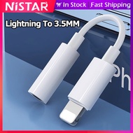 NiSTAR 3.5mm audio Headphone lossless sound quality Adapter,Lighting to 3.5mm AUX Jack converter sui
