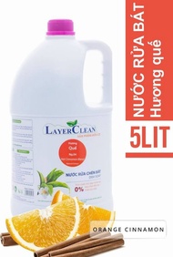 Nước Rửa Chén Bát Hữu Cơ Layer Clean Hương Quế can 5L