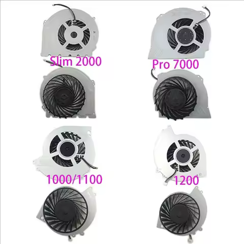 For PS4 1000 1100 1200 For PS4 SLIM 2000 PRO 7000 Internal Cooling Fan Cooler Repair Parts for PS4 S