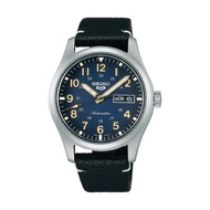 [Watchspree] Seiko 5 Sports Automatic Black Calf Strap Watch SRPG39K1