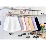 TT829-TALENT  M'SIA Ready Stock Women Short Pant Casual Pant Back Elastic TALENT 休闲短裤