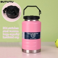 BUTUTU Water Bottle, Insulated Thickened Sports Water Bottles, Portable 2L BPA Free Stainless Steel 