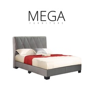 Jameson Faux Leather Bed Frame - Single, Super Single, Queen, King