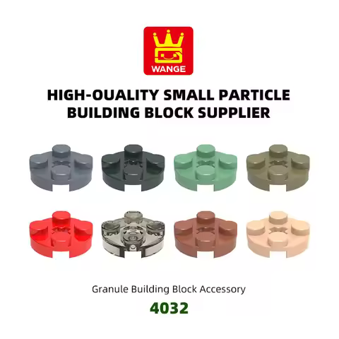 Wange 4032 100g/249PCS Round 2 x 2 with Axle Hole Building Blocks Moc Parts Compatible with Bricks D