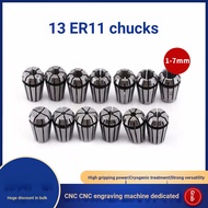 ER11 Collet Chuck CNC Spindle Motor ER11 Chuck 13pcs CNC Engraving Machine Milling Machine Tool