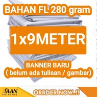 Dfaan ~ EMPTY BANNER SIZE 1X9 METERS