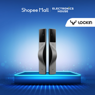 LOCKIN V5 Max Push Pull Smart Lock | Palm Vein Recognition | Built-in Door Viewer | Doorbell | 2 Yea