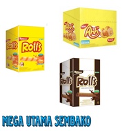 Richeese vegetable ROLLss cheese, chocolate and richeese AHh per box