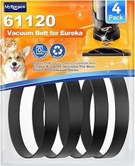 4 Pack Style U Vacuum Belts Compatible with Eureka Airspeed Vacuum AS1000A AS1001A AS2000A 4100 4700