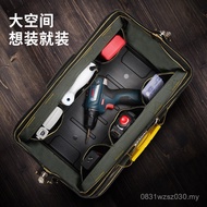 Toolk Kit Electrician Wear-Resistant Tote Bag Thickened Installation Repair Portable Canvas Male Mul
