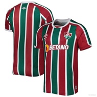 Fluminense FC Umbro 2023-2024 Home Replica Jersey Football Tshirts Short Sleeve Sports Tee Unisex Plus Size
