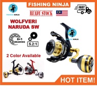 WOLFVERI Naruda SW Fishing Reel Wolfveri Spinning Reel SW Fishing Reel Saltwater Fishing Reel Mesin 