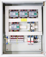 ตู้คอมบายเนอร์สำหรับ 2 inverter  AC-DC Combiner box 5/10Kw + 5/10Kw แบบ 4 String  DC 800V 1Phase