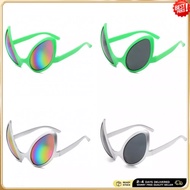 Alien Glasses Green Silver Plastic Alien Sunglasses Accessories For Halloween Costume Cosplay