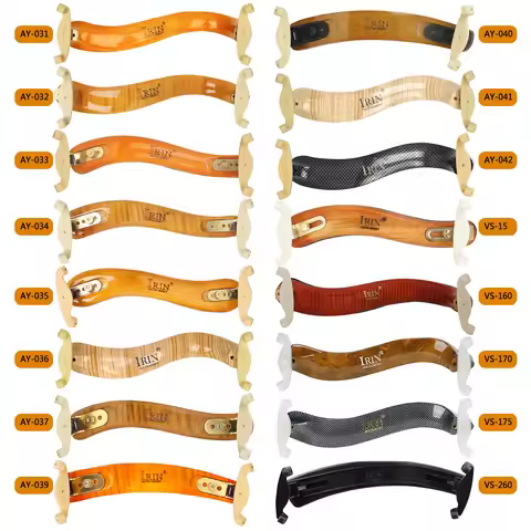 IRIN Violin Shoulder Rest Fiddle Shoulder Pad Chinrest Adjustable 3/4 4/4 Violin Shoulder Padded Res