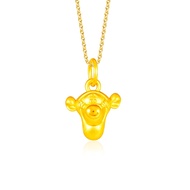 SK Jewellery Disney Face of Tigger 999 Pure Gold Pendant