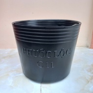 50 C11 / C11A Phuoc Loc Plastic Pots (Thick Type) 10 / 16 Liters (black / red; with holes / holes)