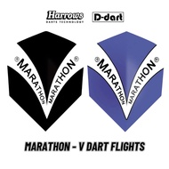 Harrows Dart Flights - MARATHON - V 100 Micron Darts flight 3Pcs/pack