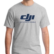 Dji Drone Photography Men's Gray T-Shirt