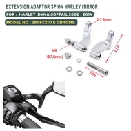 MIRROR RELOCATION EXTENSION ADAPTER KIT DYNA SOFTAIL 2006-2014 2906C210-E