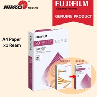 [New Packaging] Fujifilm former Fuji Xerox 80g A4 paper 500 Sheets per ream 80gsm Express Multipurpose 1 Ream Everyday