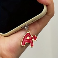 Phone Dust Plug DIY Alloy Excellent A+ Pendant Phone Hole Dust Plug