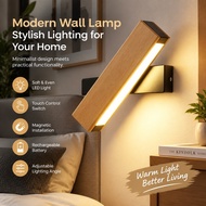 Nordic simple Wooden LED Wall Lamp Modern Adjustable Lighting restaurant light S4PD I05J PUGD OEPW Q