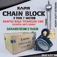 Apr Chain Block 2Ton 7Meter Katrol Apr Japan Chain Block Apr 2Ton 7Meter Kerekan Takel Garansi Resmi