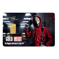 Public Gold 1g Bullion Bar 1 gram (Au 999.9) Gold Heist