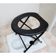 Bangku Tandas Duduk- Orang Tua, Wanita Mengandung, Kecederaan, Perubatan (Potty Chair Foldable Toilet Chair)_