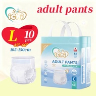 ICHI Adult Diaper Pants 10pcs Lightweight leak-proof pants diapers for adult pull-ups M/L/XL