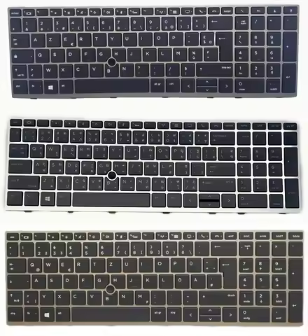 New French German Thailand Keyboard For HP EliteBook 850 G5 755 G5, 850 G6, ZBook 15u G5 G6 BACKLIT