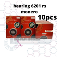 (GROSIR) 10 PCS BEARING BERING 6201 RS LAHER LAHER 6201 BALL RING MONERO