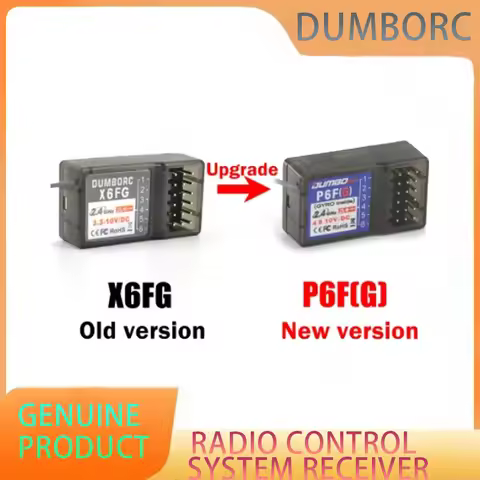 RC Servo DUMBORC P6F/P6FG/P6DC/P6DCG 2.4G 6CH Radio Control System Receiver for X4 X5 X6 X6P Transmi