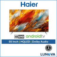 Haier H55S75EUG 55" Inch 4K UHD QLED Smart HDR Android TV
