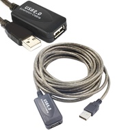 Extension Repeater Cable 5/10/15/20m USB 2.0 Active Extension Repeater Cable Signal Booster Extended Cord