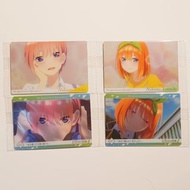 五等分の花嫁 五等分之花嫁 五等分的花嫁 中野一花 中野四葉 餅卡