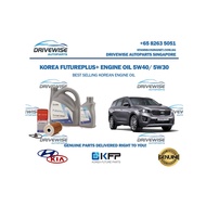 Kia Sorento Diesel High Peformance Engine Oil 5W30/Made in Korea/6L C3 Engine Oil + Genuine Oil Filt