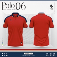 Áo Polo Thể Thao Nam Nữ Chính Hãng Egan 6 - Chất Vải Thoáng Mát Co Giãn 4 Chiều Thiết Kế Bắt Mắt