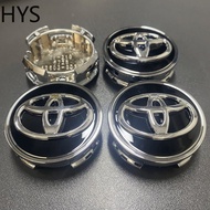 HYS ผ้าคลุมยางรถ62มม. 4ชิ้นเหมาะสำหรับ Toyota Corolla, Camry, Innova, Avanza(2016-2021),ประมาณการ,Revo, Highlander, Levin, Reiz,ฝาครอบดุมล้อรถยนต์ใหม่ Rav4ดั้งเดิม