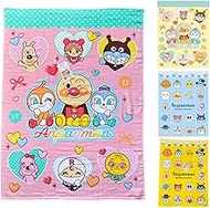[BANDAI] Anpanman TO-2421600YE 100% Cotton Gauze Towel Blanket, Heart Pattern, Yellow, 33.5 x 45.3 i