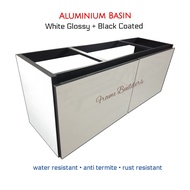 [PRE-ORDER] Basin Cabinet/Aluminum Basin Cabinet/Wall Mounted Basin Cabinet/Basin Counter/For Existing Concrete Tabletop/Bathroom Storage/Bathroom Counter (ETA:2022-03-30)