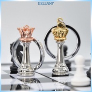 Kelln Unique Chess Themed Keychain Handmade Queen King Key Chain Lightweight Bag Charm Accessory for
