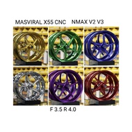 ORIGINAL - MASVIRAL X55 CNC SPORT RIM 14 INCH FOR NMAX V2 V3