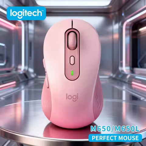 Logitech M650/M650L Wireless Mouse SilentTouch Silent Buttons Office and Home Use Dual-Mode Connecti